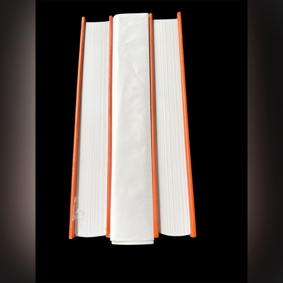 Vibrant Orange Art Piece - Picture 3 of 4